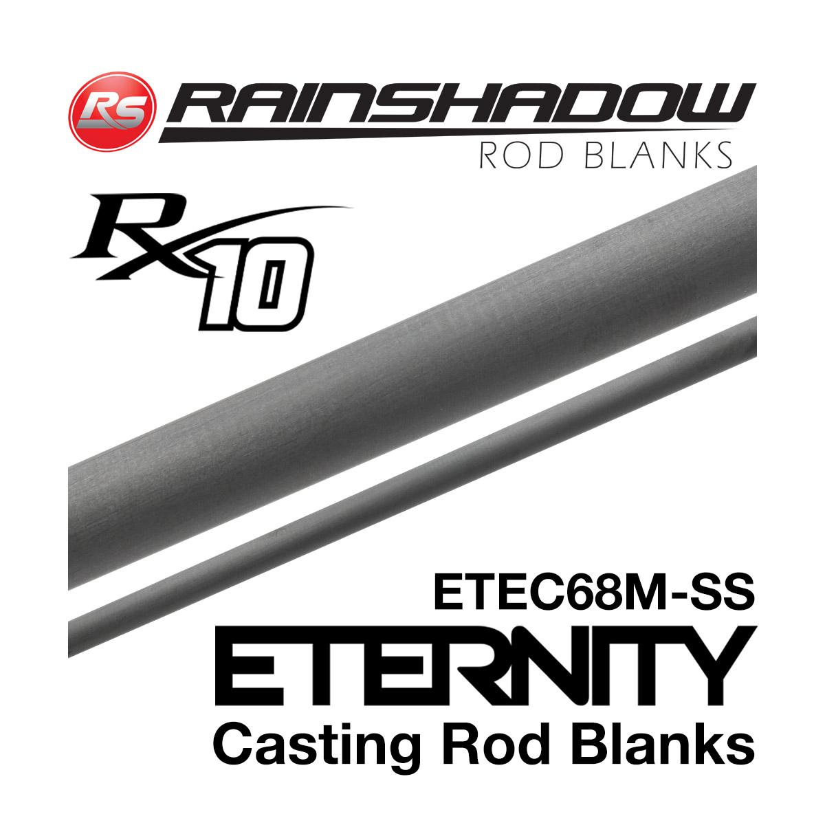 RX10 Rainshadow Eternity ETEC68M-SS 6'8 Casting Rod Blank | Jann's